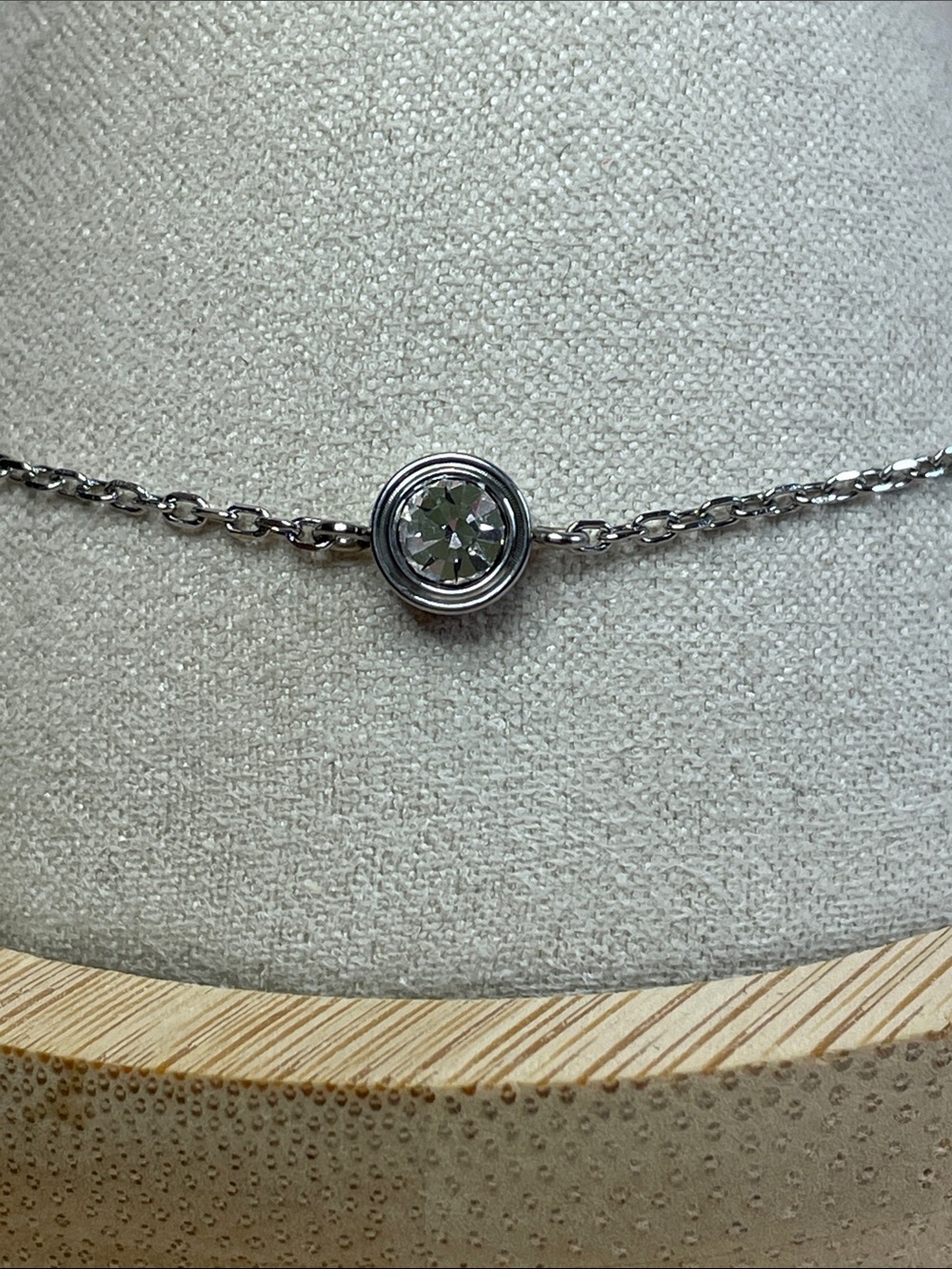 Kate Spade Set In Stone Solitaire Bracelet in SIlver - NWT $58 MSRP - Picture 3 of 8